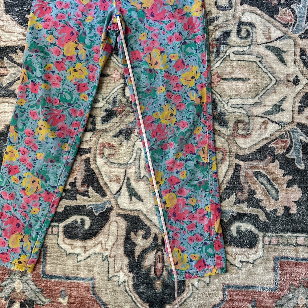United Colors Of Benetton Floral High Rise Jeans - Multicolor - Picture 9 of 12